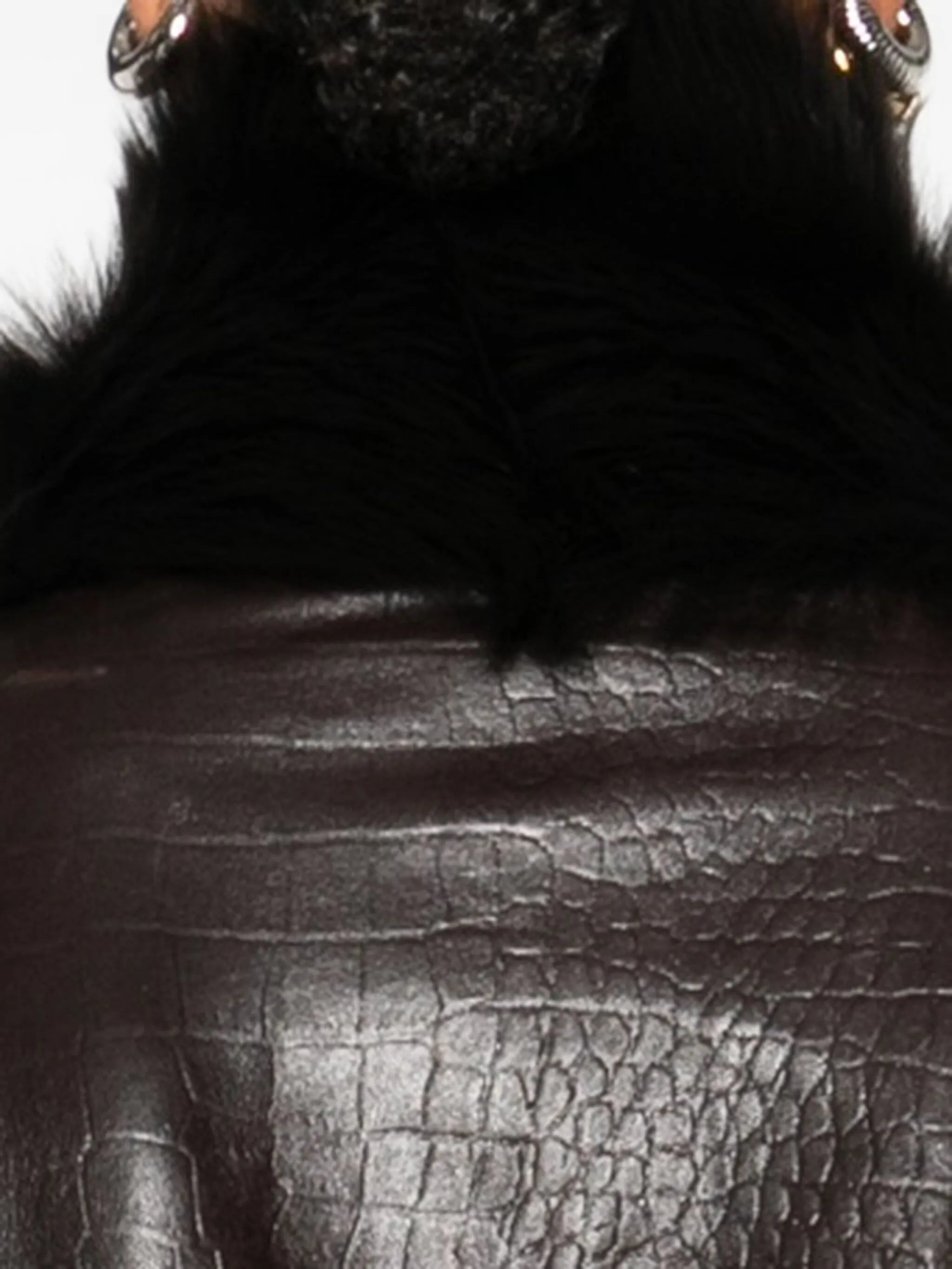 Sabine fur-trimmed coat - 4