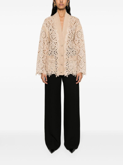 Valentino wide-leg silk trousers outlook