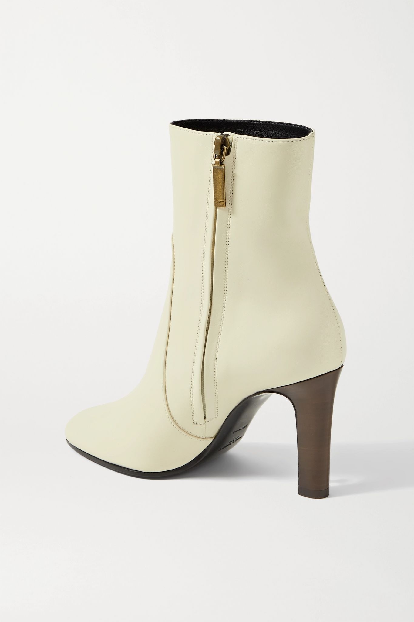 Blu leather ankle boots - 3