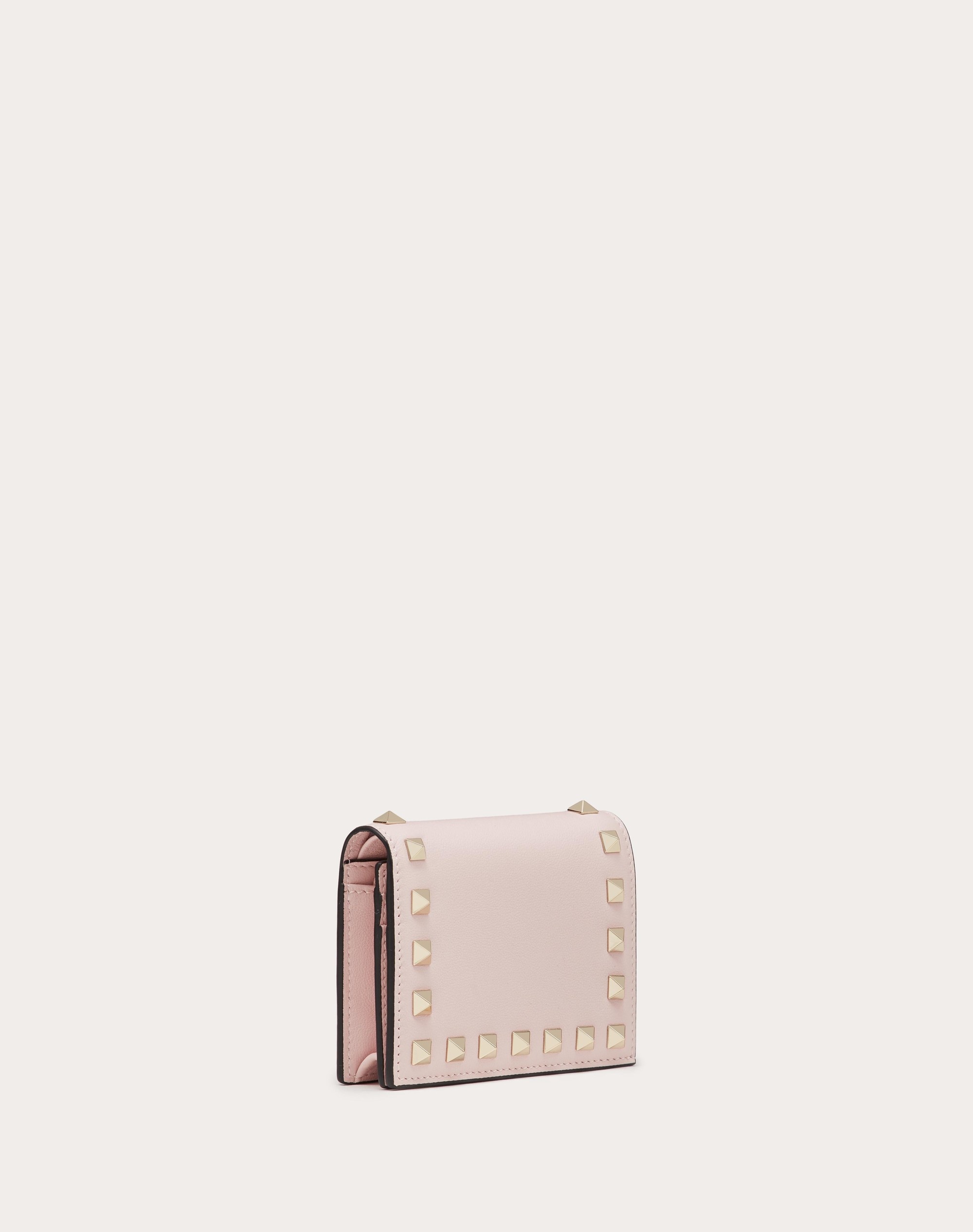 SMALL ROCKSTUD CALFSKIN WALLET - 4