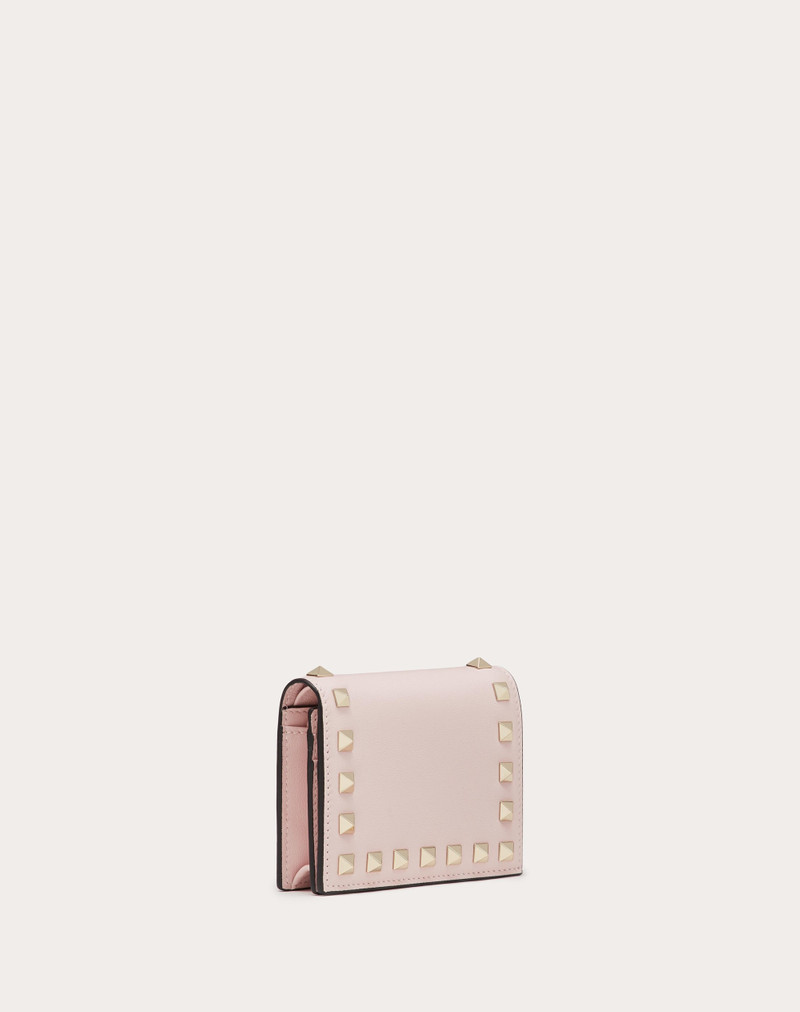 SMALL ROCKSTUD CALFSKIN WALLET 4
