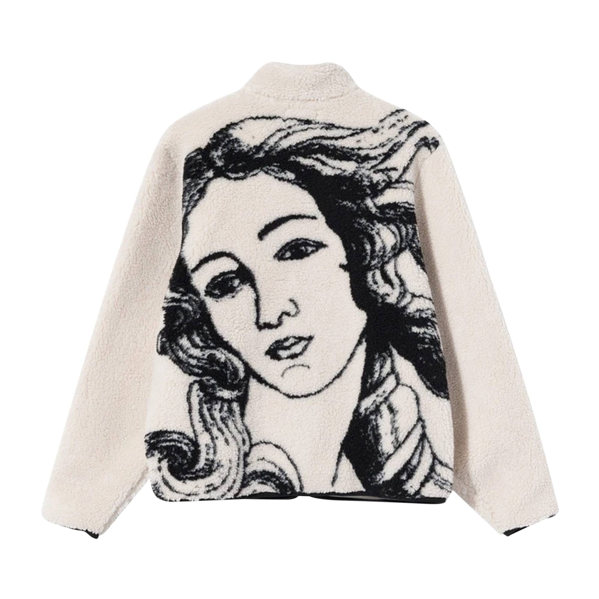 Stussy Venus Jacquard Sherpa Jacket 'Natural' - 2