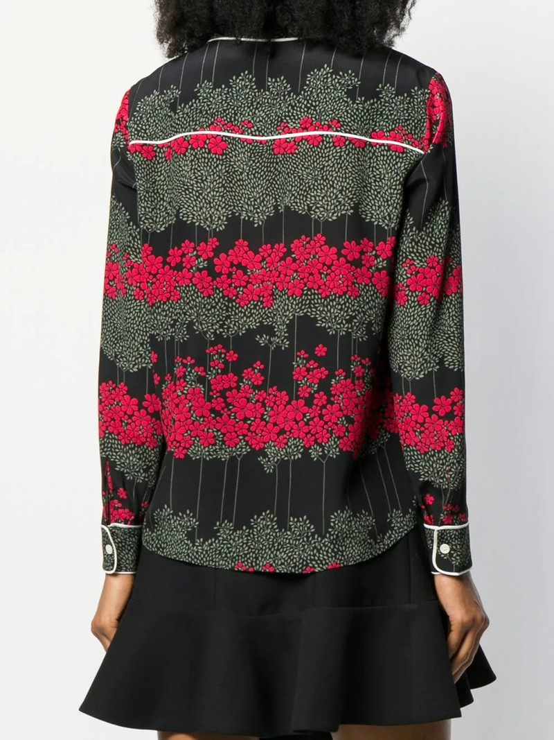 Dreaming Peony-print shirt 4