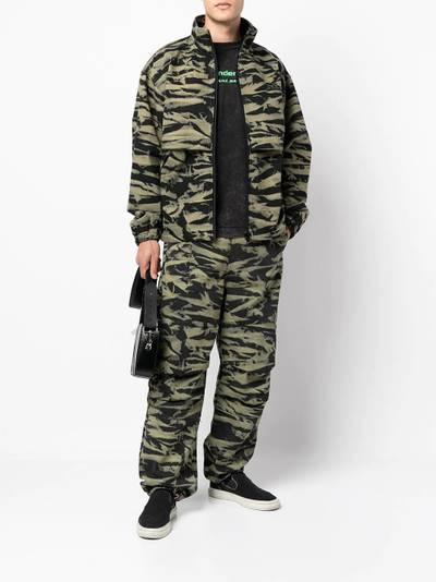 Alexander Wang camouflage-print wide leg trackpants outlook