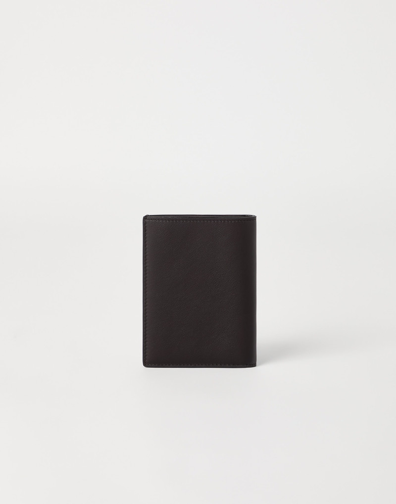 Brunello Cucinelli Smooth calfskin passport holder outlook
