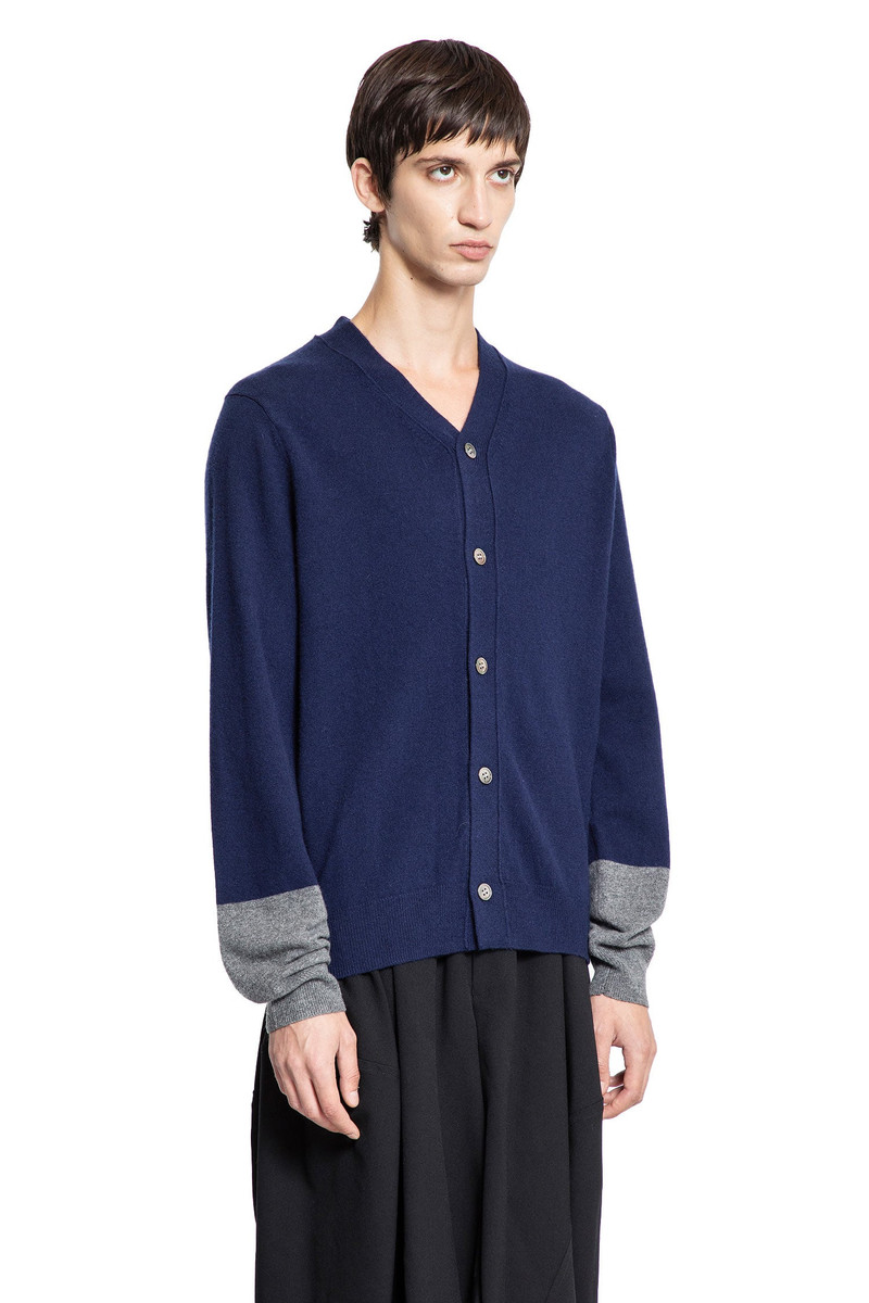 Comme des Garçons SHIRT Two-Tone-Lambswool-Cardigan outlook