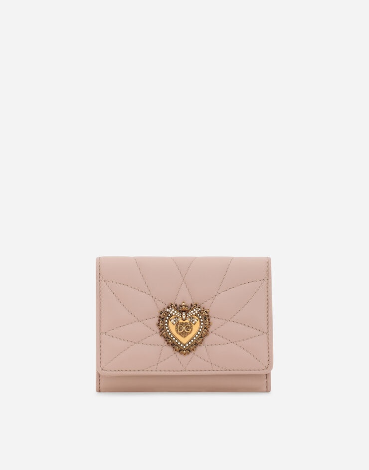 Small Devotion wallet in quilted nappa leather - 1