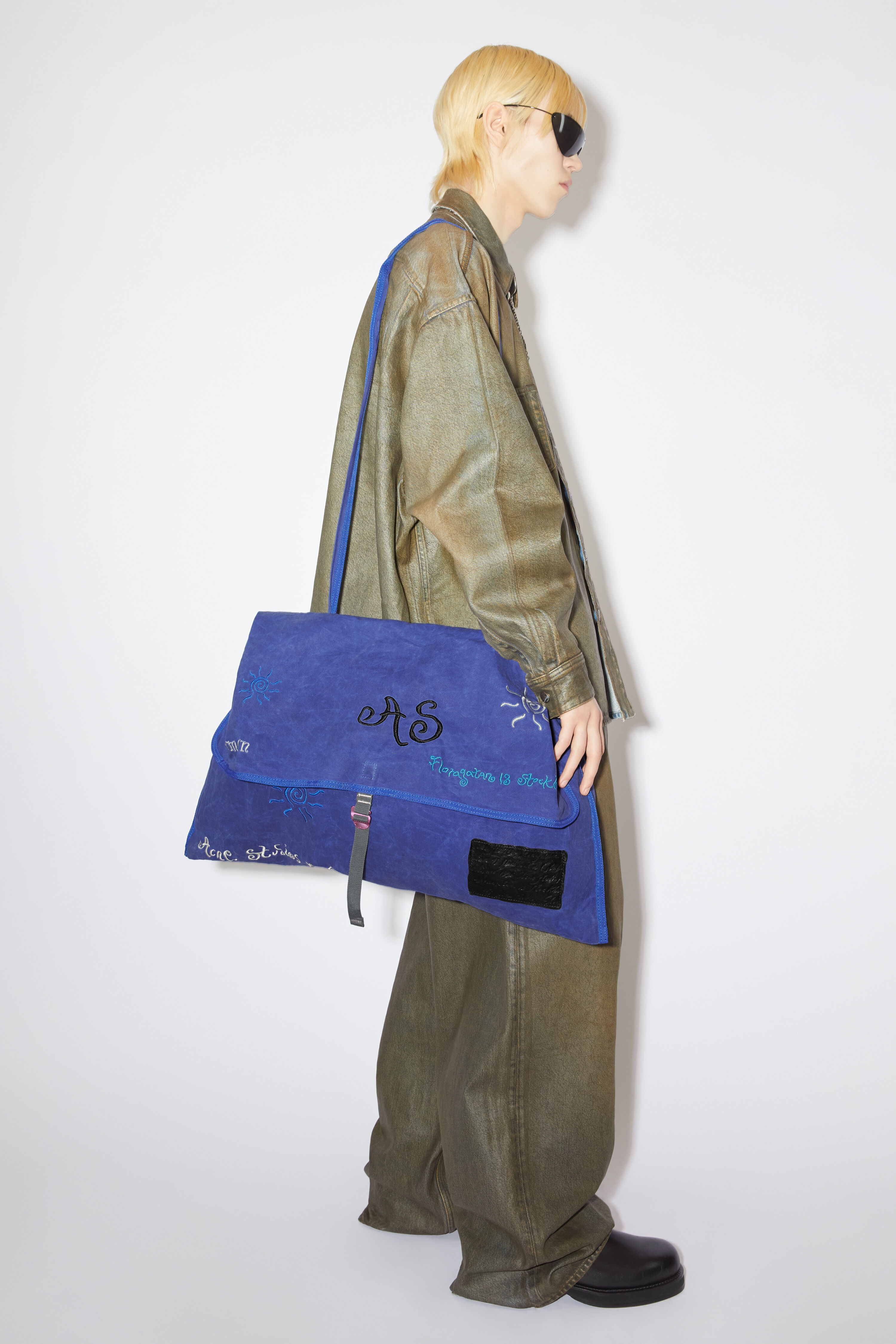 Besace bag - Blue/electric blue - 3