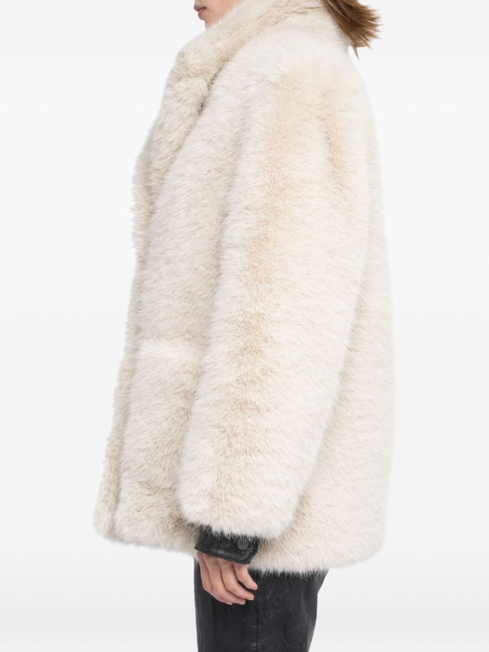 shawl-collar coat - 5