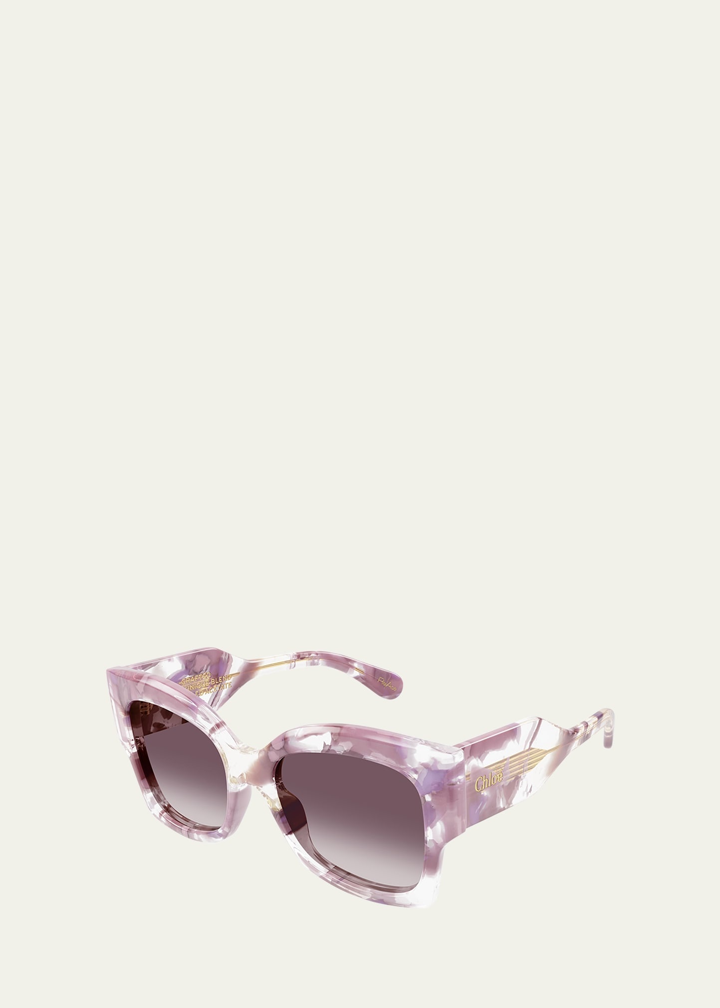 CH0252S Butterfly Gradiant Acetate Sunglasses - 2