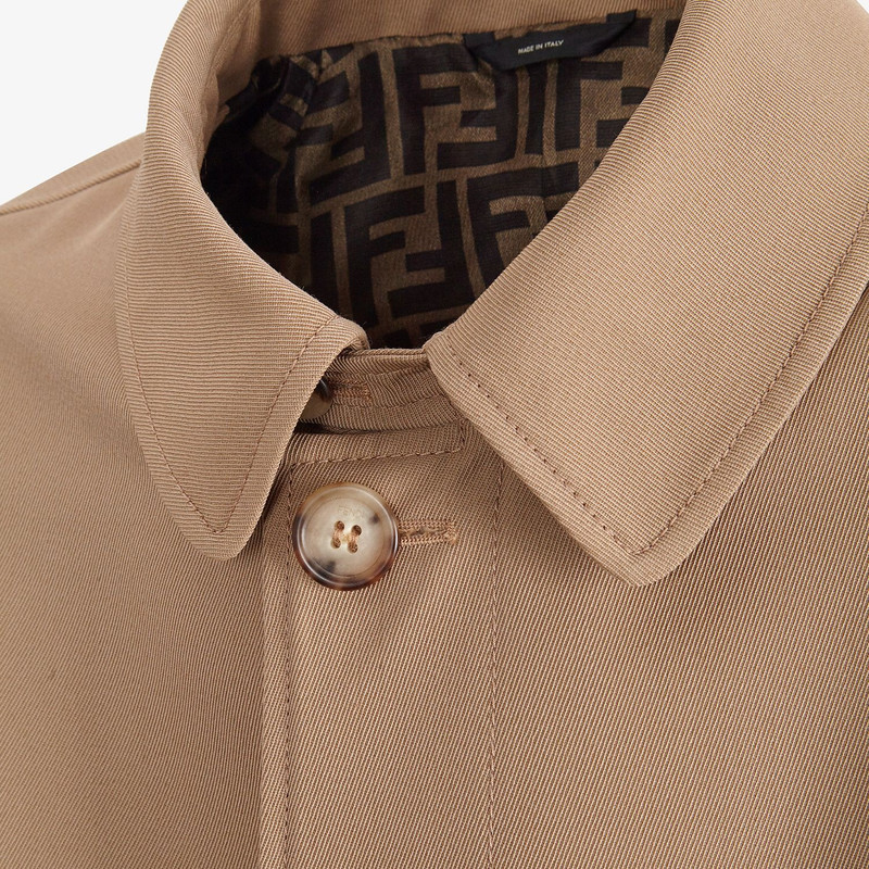 Beige wool trench coat 3