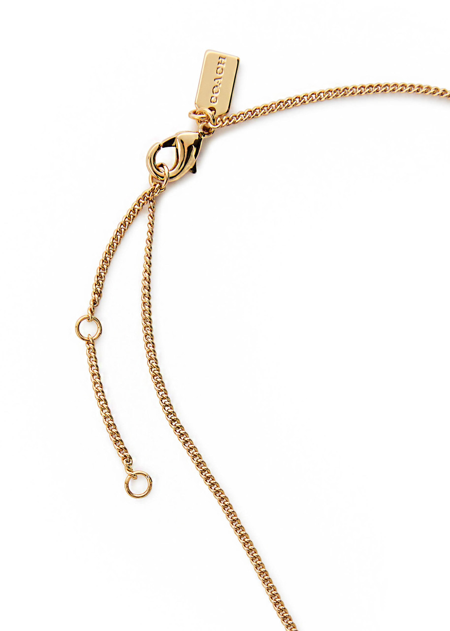 Coach Tea Rose Necklace - 3