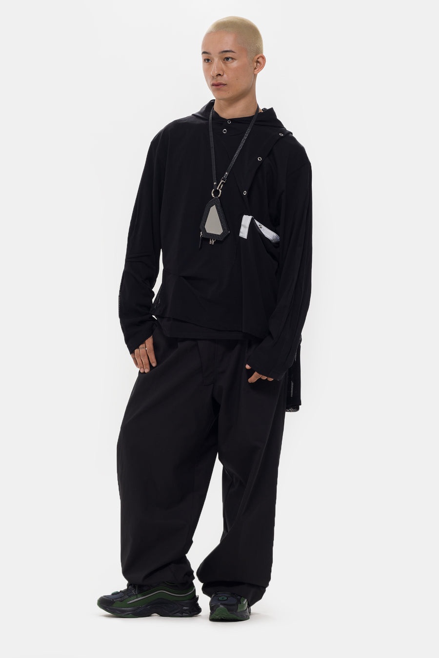 Inex Hooded Top in Black - 2