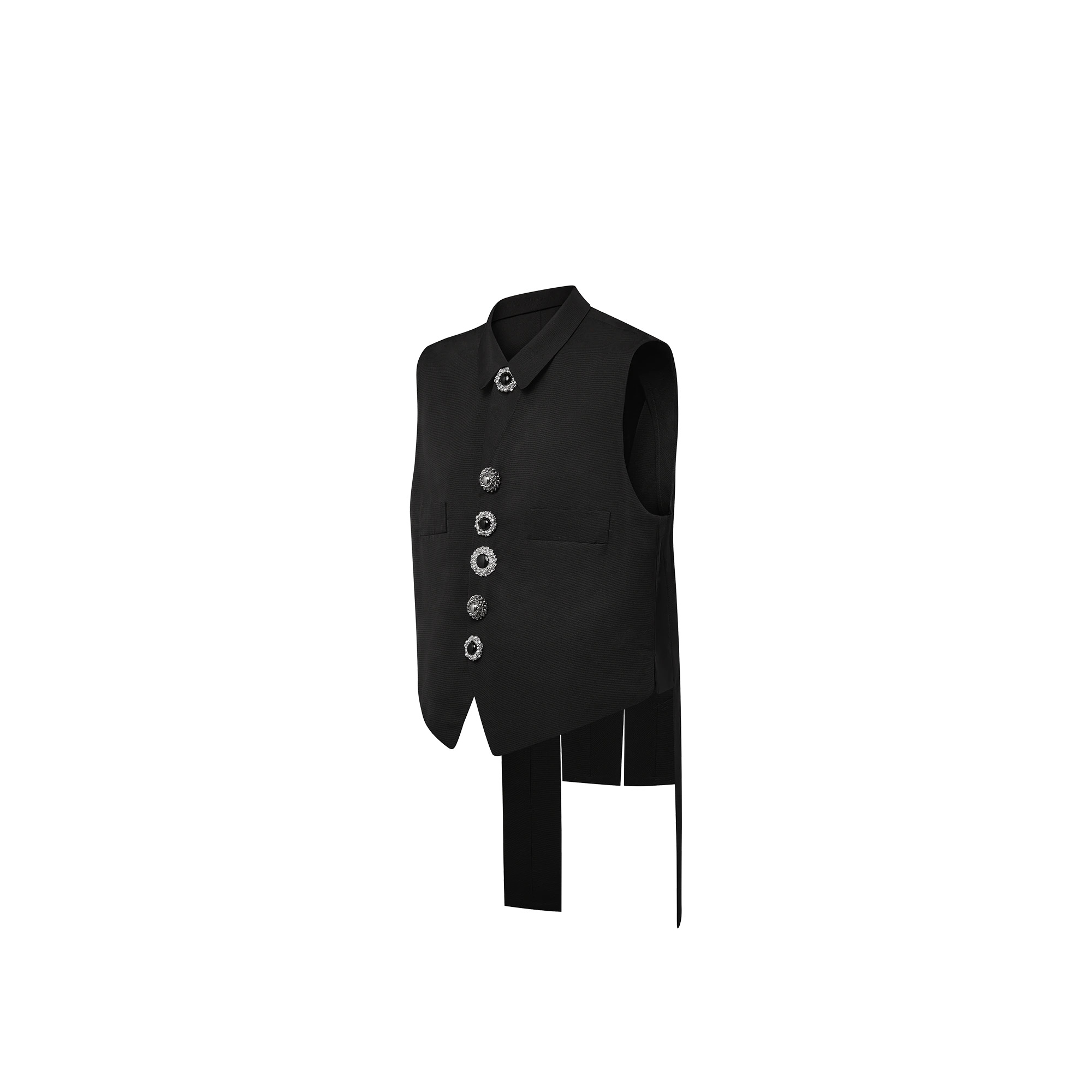 Jewel Button Waistcoat - 2