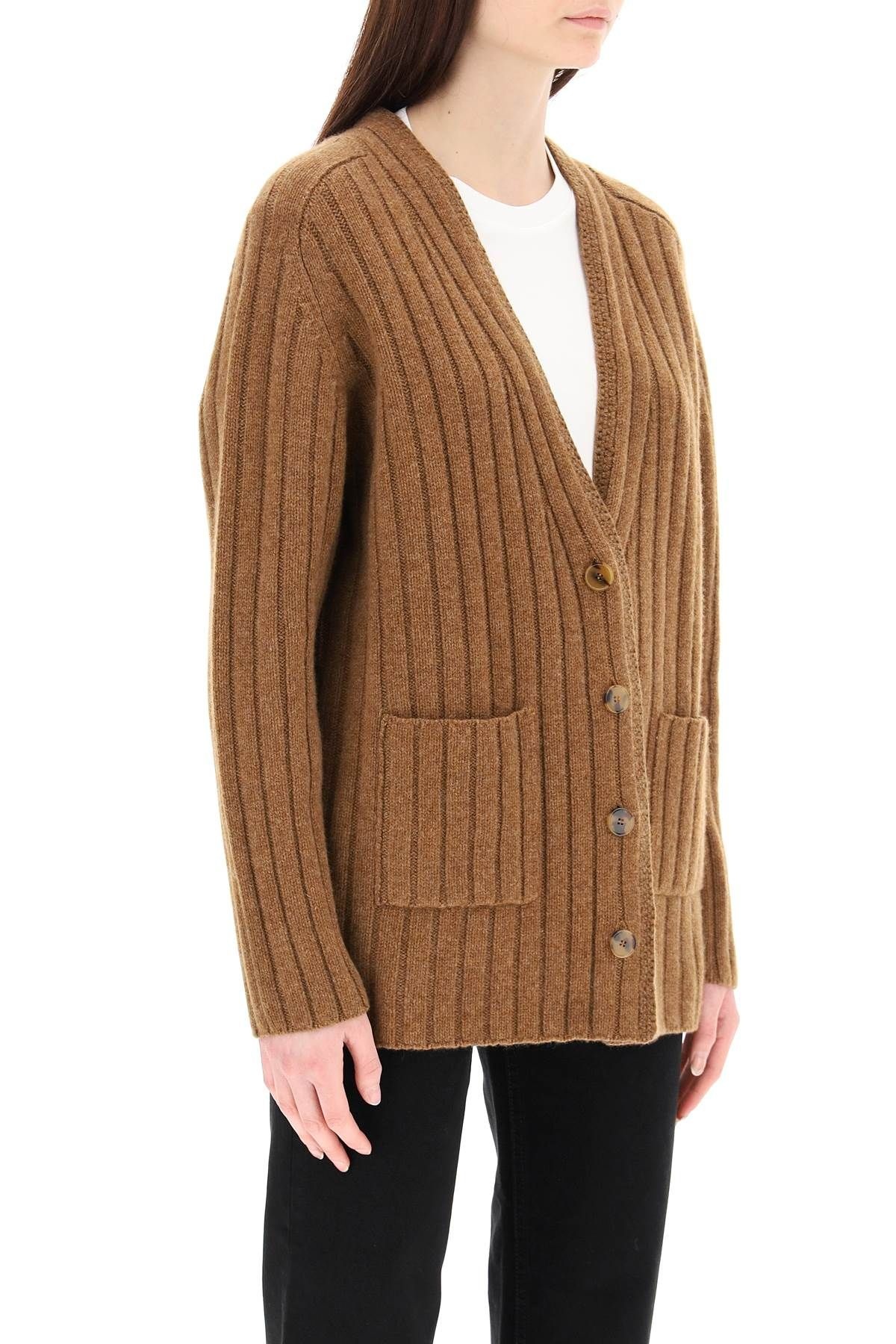 BUFFY CASHMERE CARDIGAN - 3