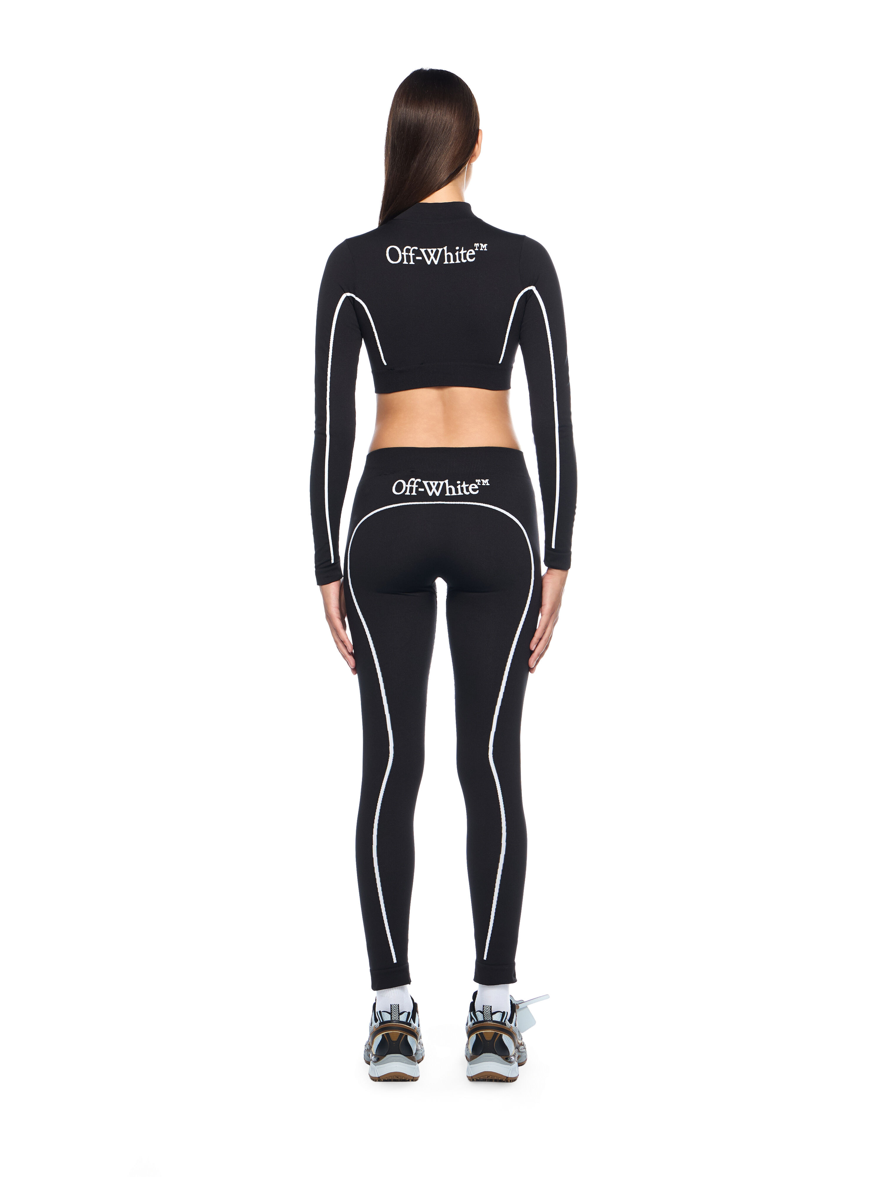 Off Stamp Seamless Crop Top - 4