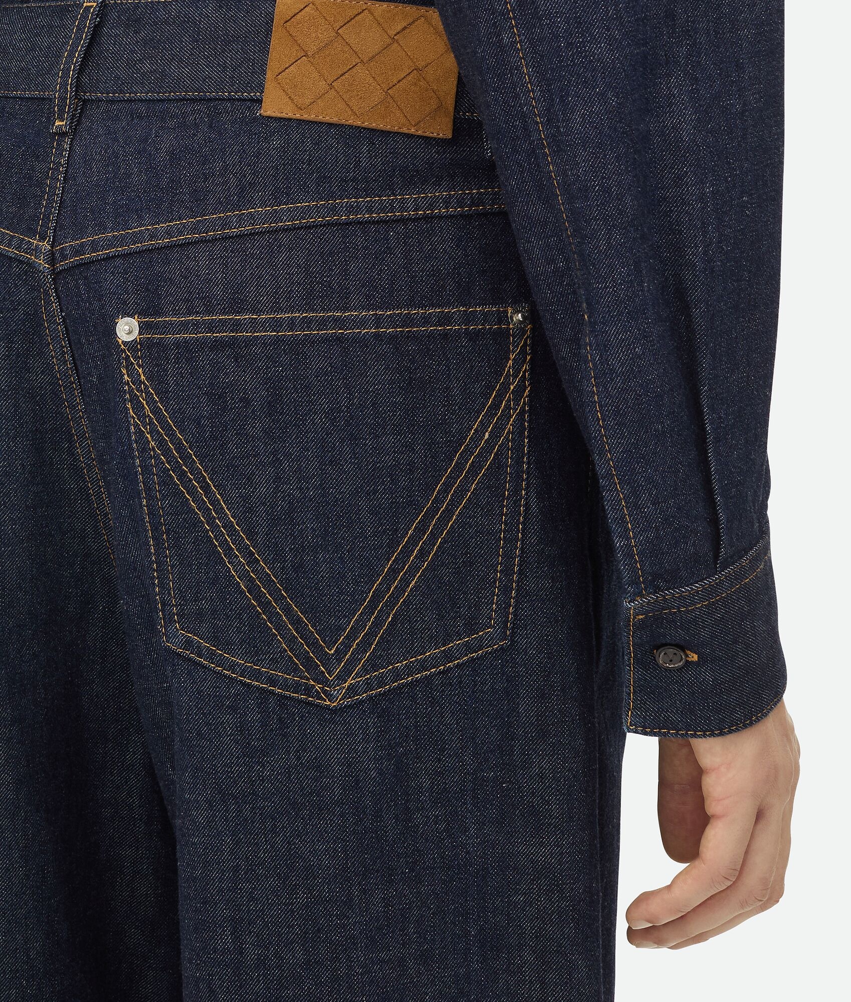 Indigo Wide Leg Jeans - 4