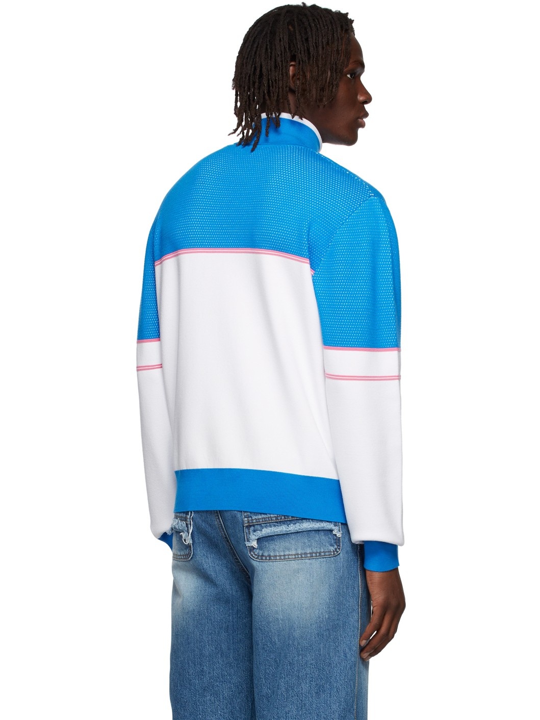 White Viscose Turtleneck - 3