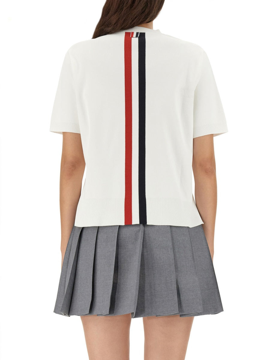 Thom Browne Women Boxy Fit T-Shirt - 4