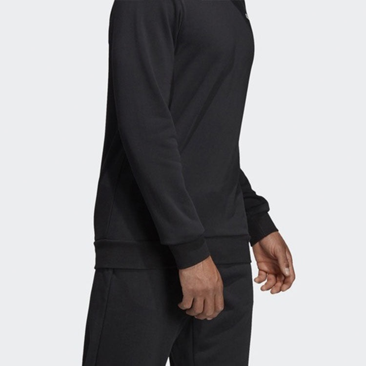 adidas E PLN CREW FT Knitted Hooded Shirt Sweater Men Black DU0395 - 5