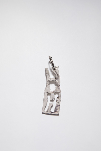 Acne Studios H earring - Silver outlook