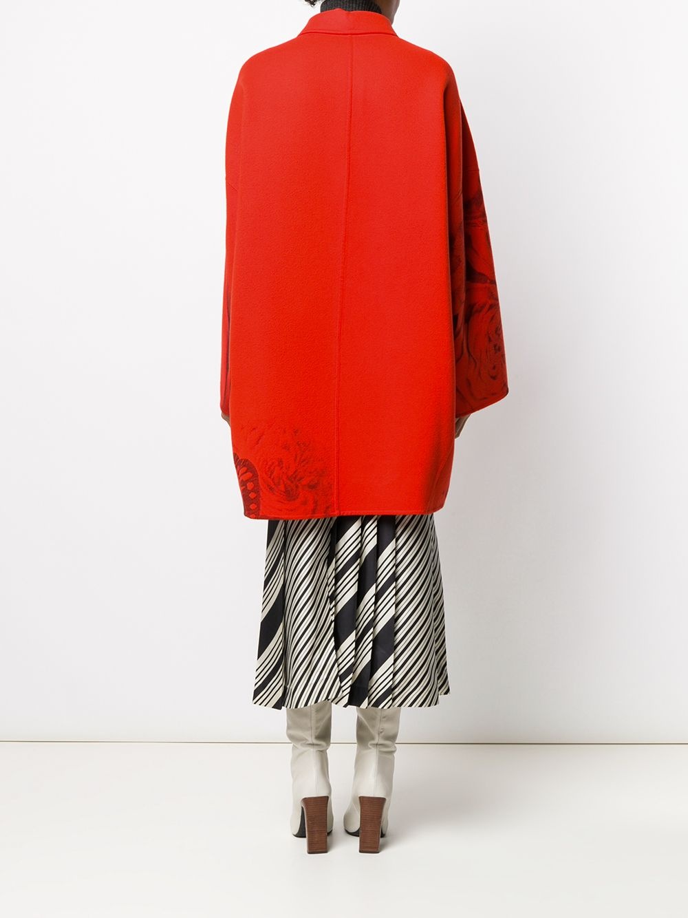 x Undercover Lovers print oversized coat - 4