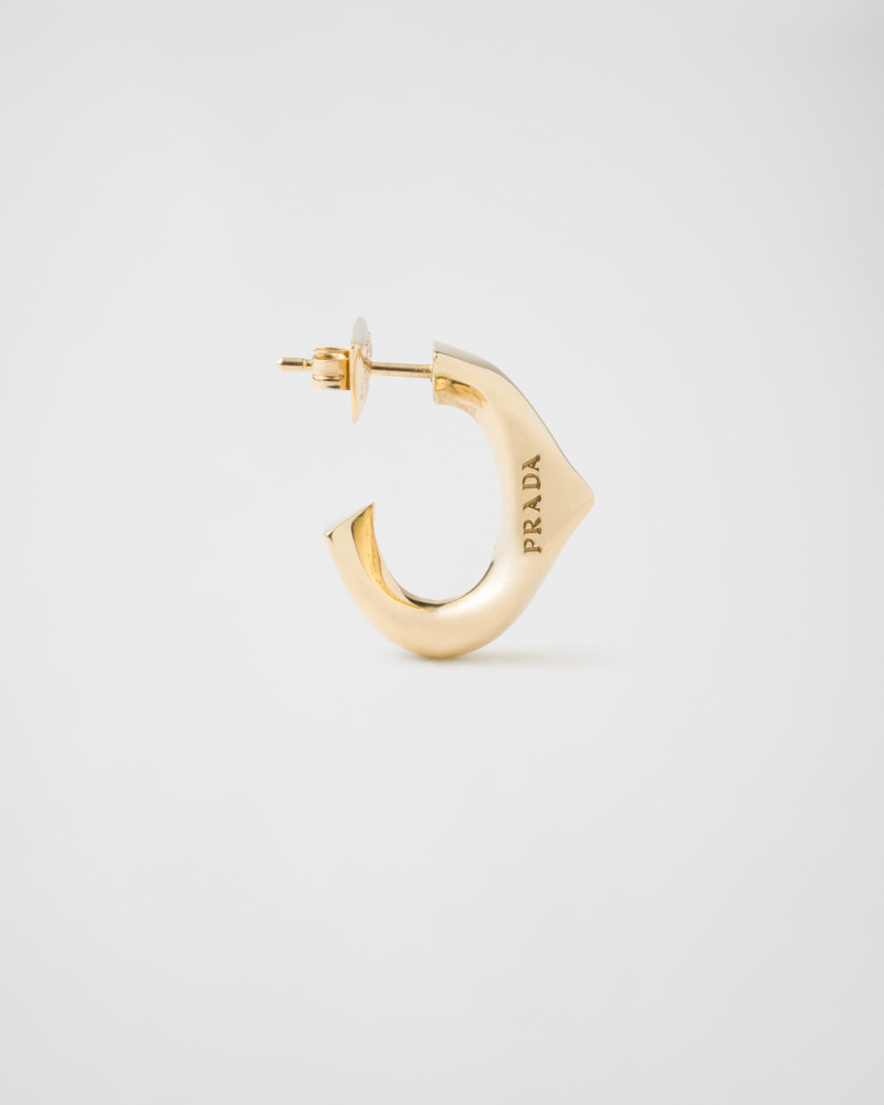 Eternal Gold single earring - yellow gold 3