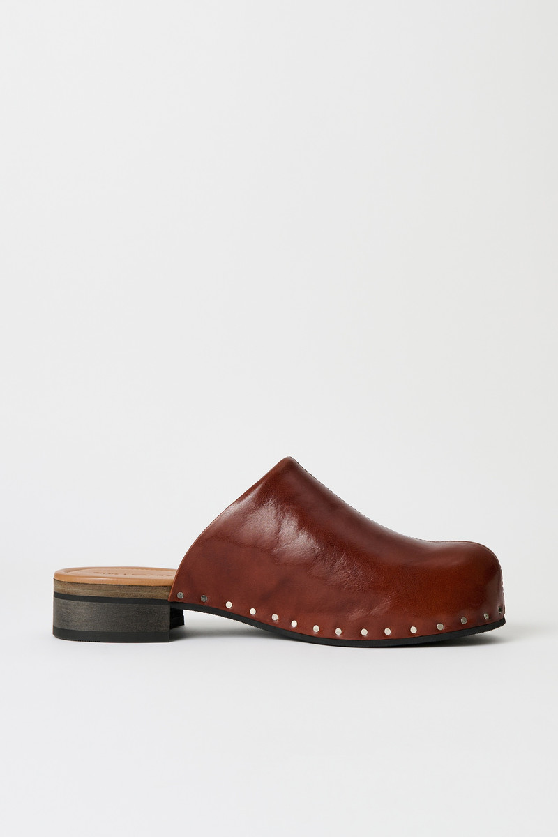 Naoto Clog Castagna Supple Cow Hide 4