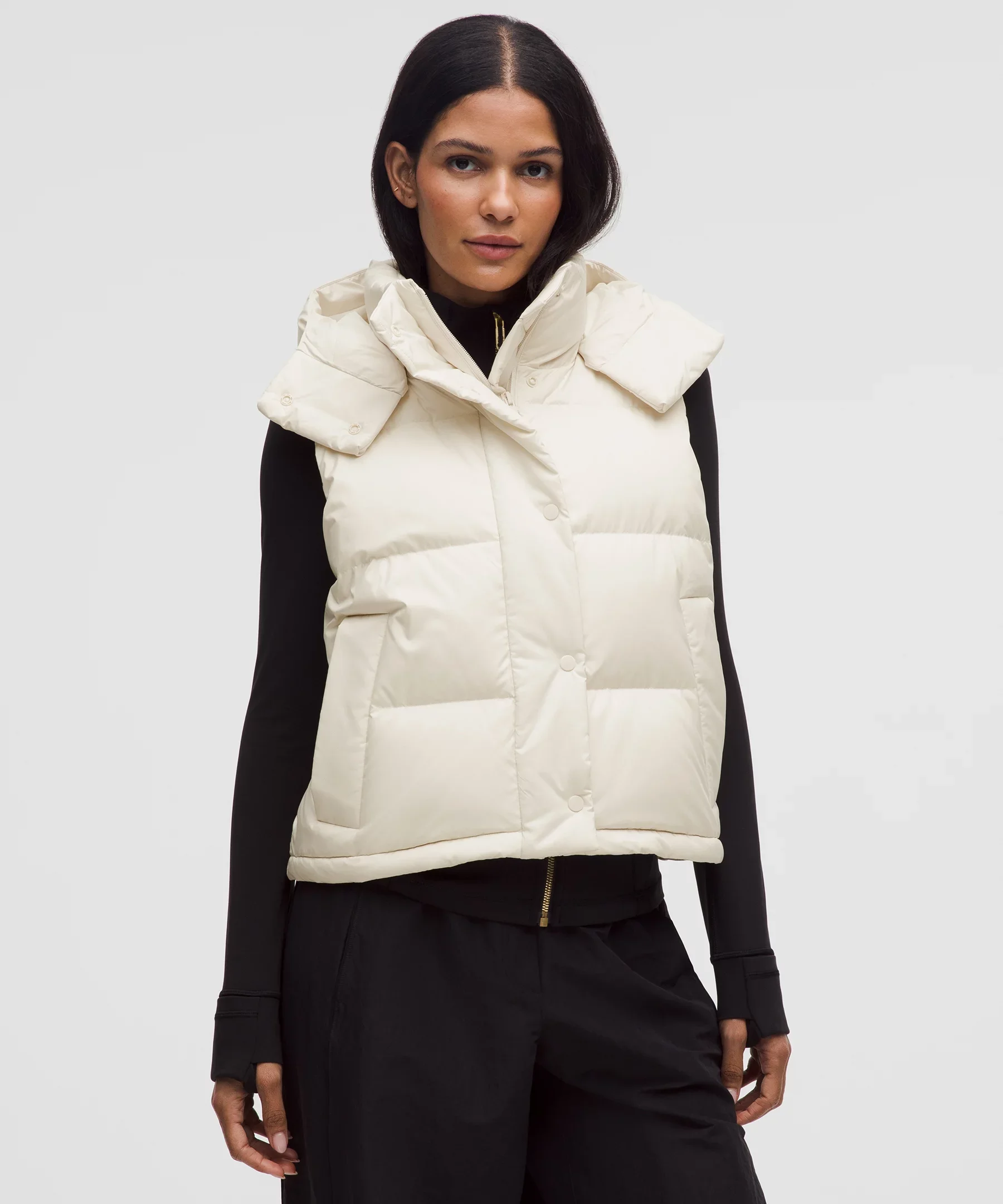 Wunder Puff 600-Down-Fill Cropped Vest - 1