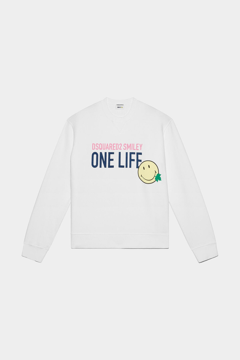 SMILEY ORGANIC COTTON COOL FIT SWEATSHIRT - 1