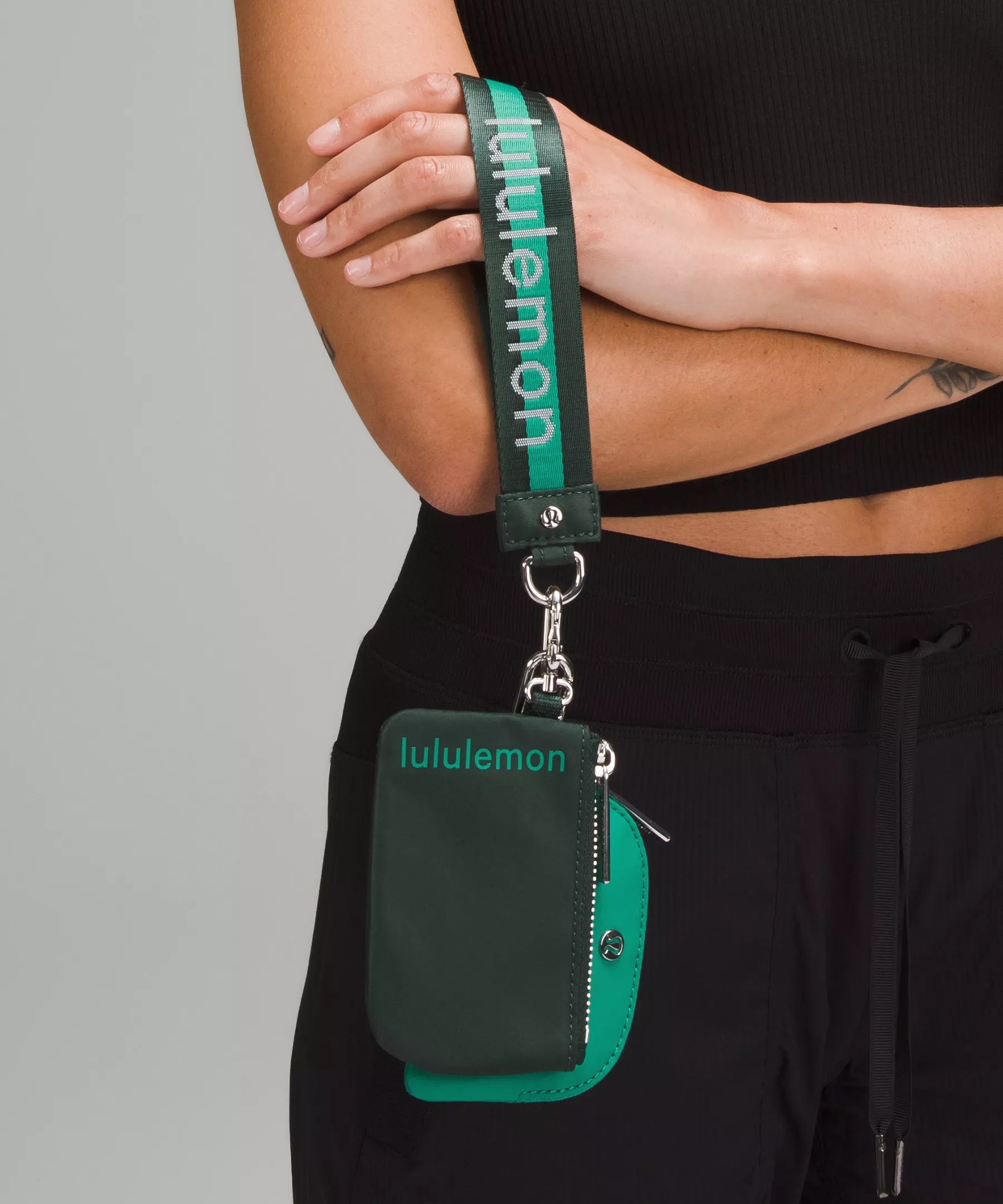 Dual Pouch Wristlet *Wordmark - 2