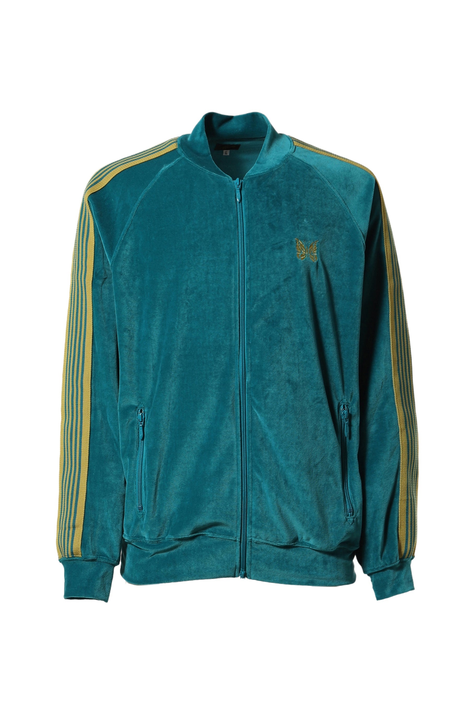 RC TRACK JACKET - C/PE VELOUR / TURQUOISE - 1