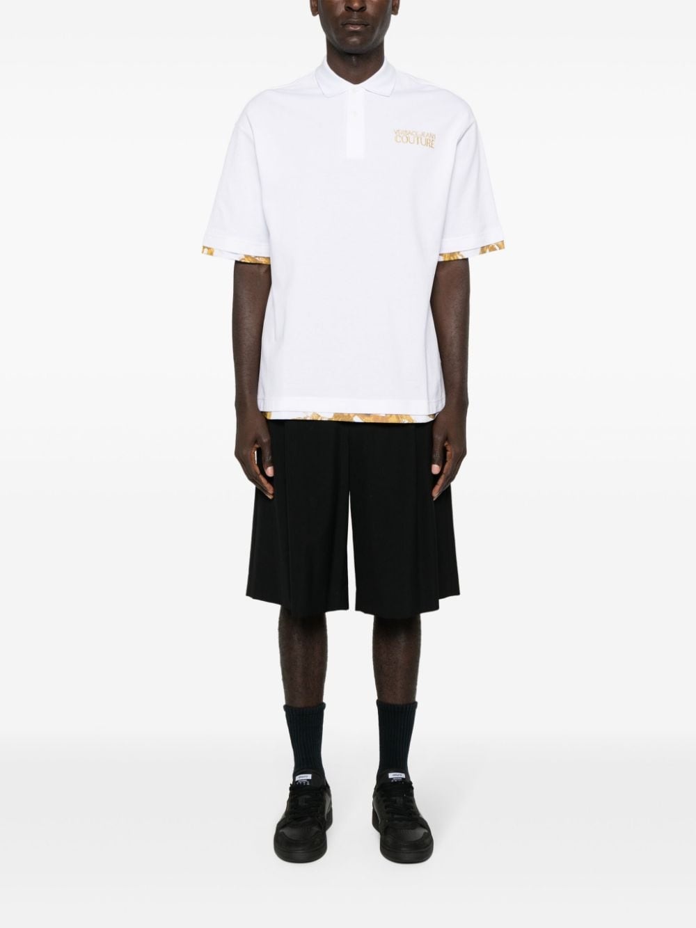 embroidered-logo polo shirt - 2