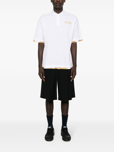 VERSACE JEANS COUTURE embroidered-logo polo shirt outlook
