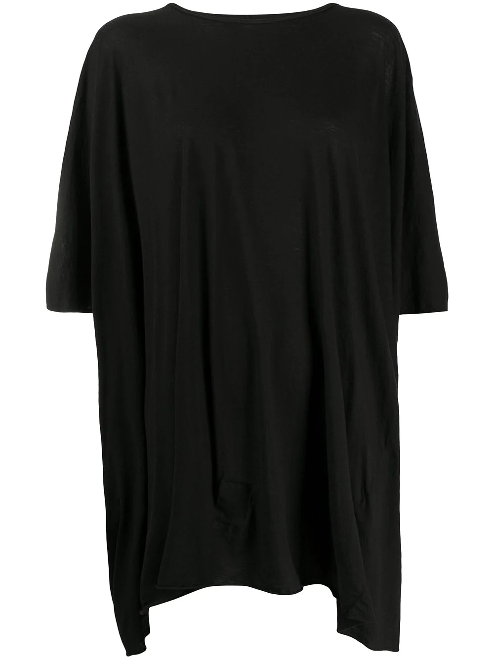 oversized handkerchief hem T-shirt - 1