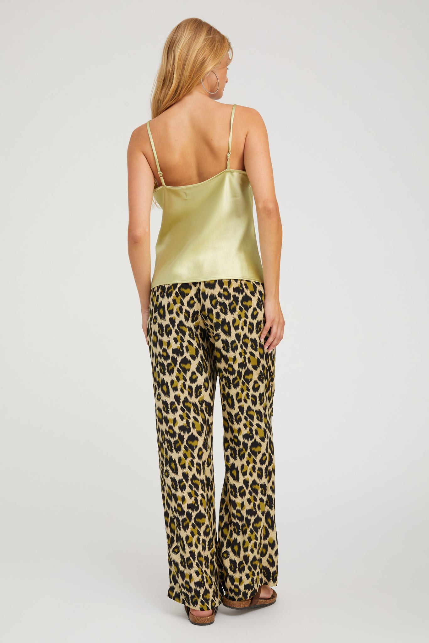 PISTACHIO SILK CAMI - 4