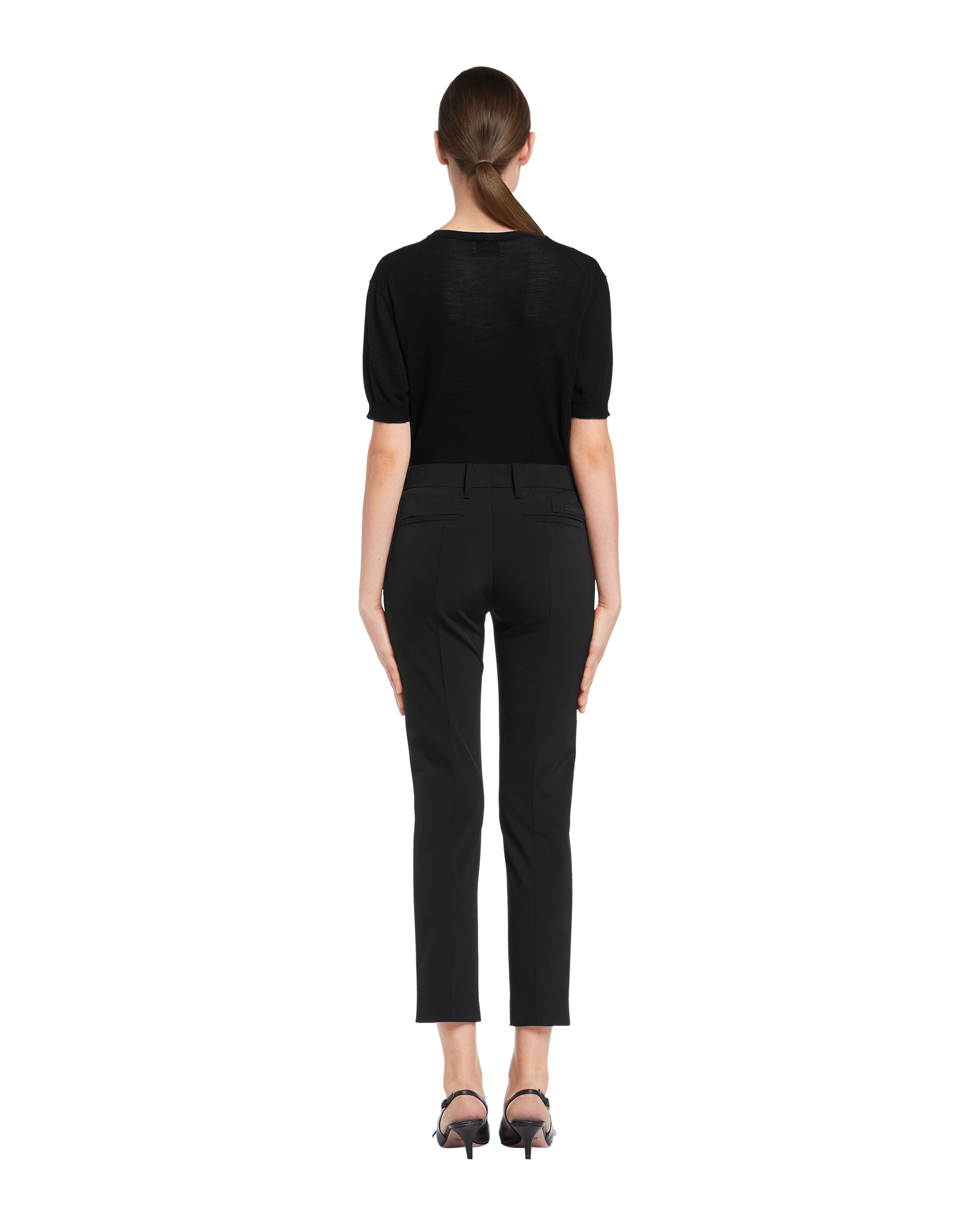 Technical stretch fabric trousers - 4