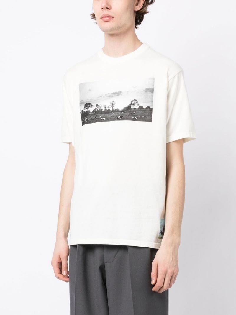 photograph-print cotton T-Shirt - 3