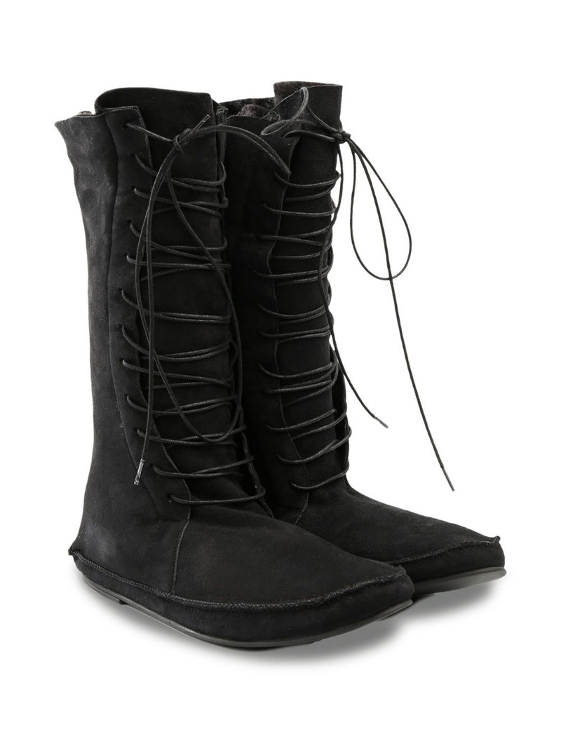 The Row leather boots outlook