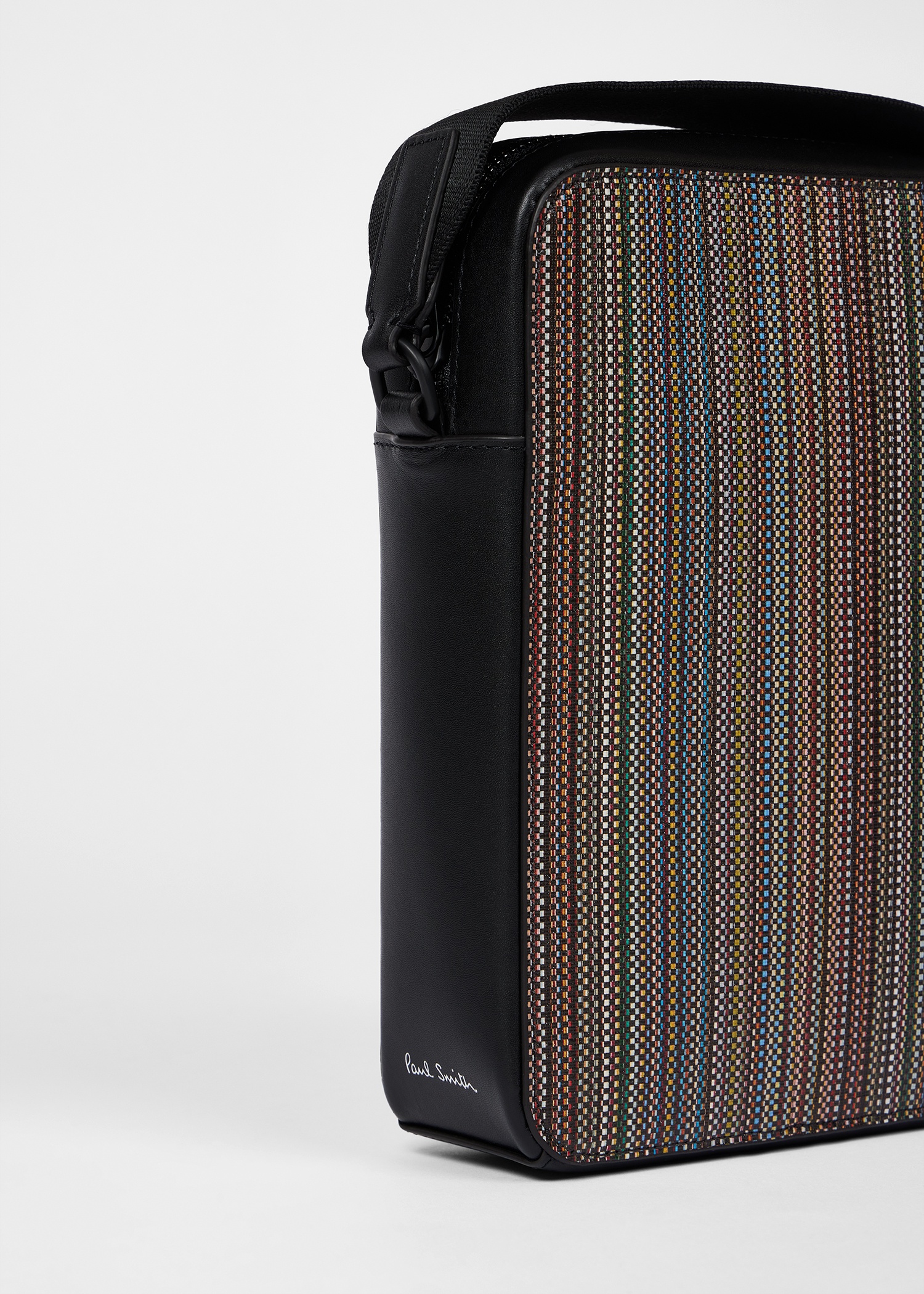 'Signature Stripe' Coated Canvas Flight Bag - 3
