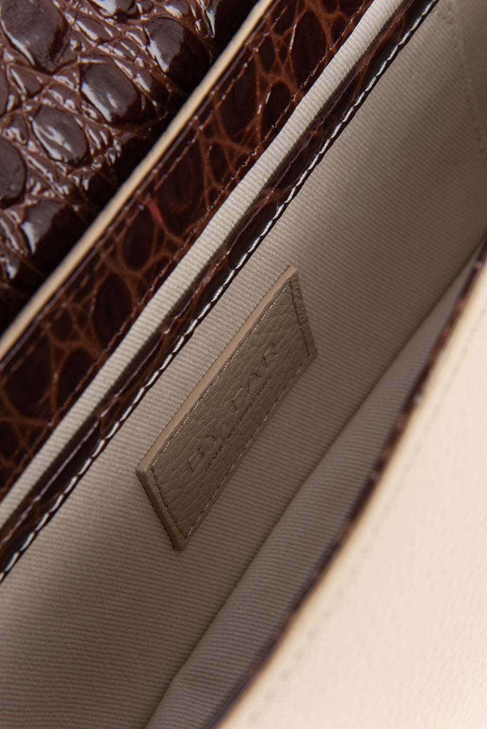 Maddy Sequoia and Kraft Croco and Flat Grain Leather - 6