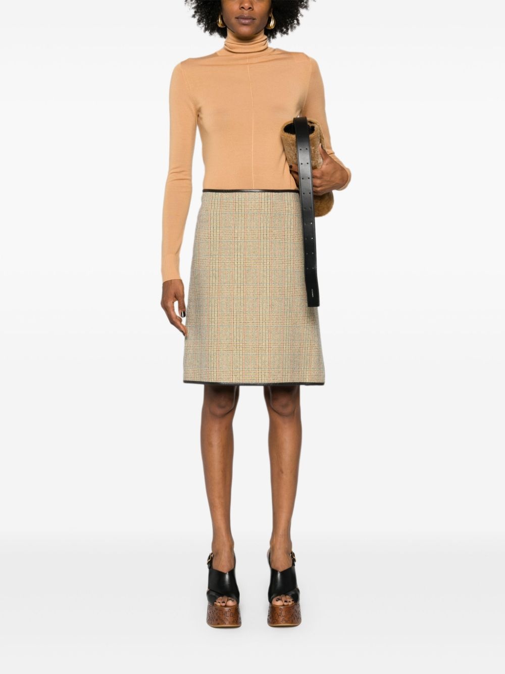 logo-embroidered wool jumper - 2