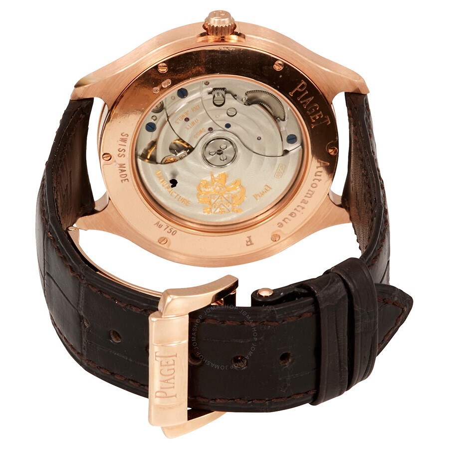Piaget Emperador Mother of Pearl 18kt Rose Gold Diamond Men's Watch GOA32020 - 3