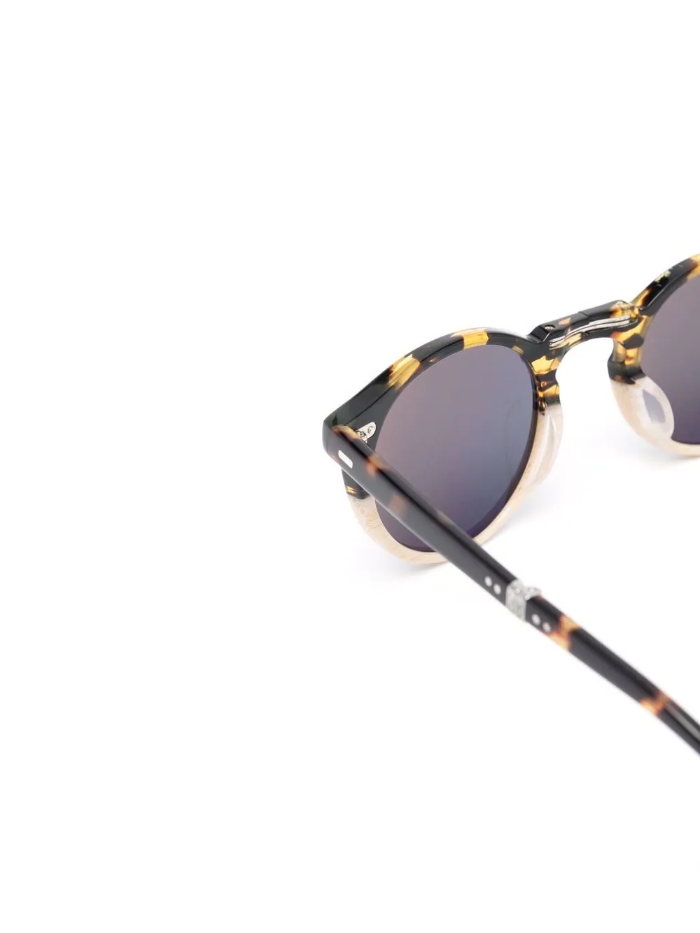 tortoiseshell foldable sunglasses - 3