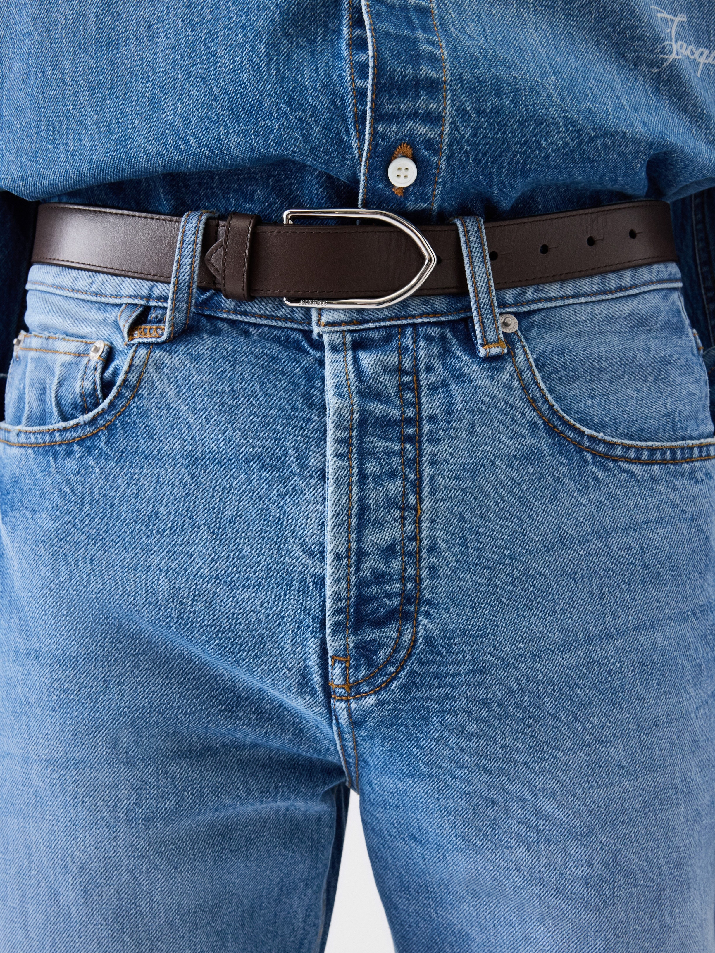 The straight de-Nîmes denim pants - 2