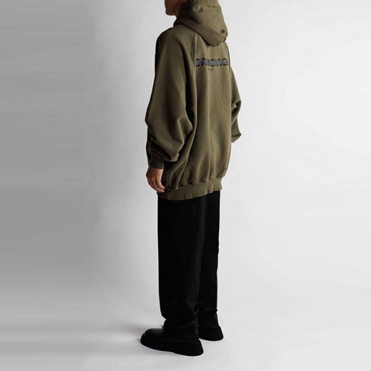 Balenciaga Strike 1917 Oversized Hoodie 'Khaki' 697879TMVH22930 - 3