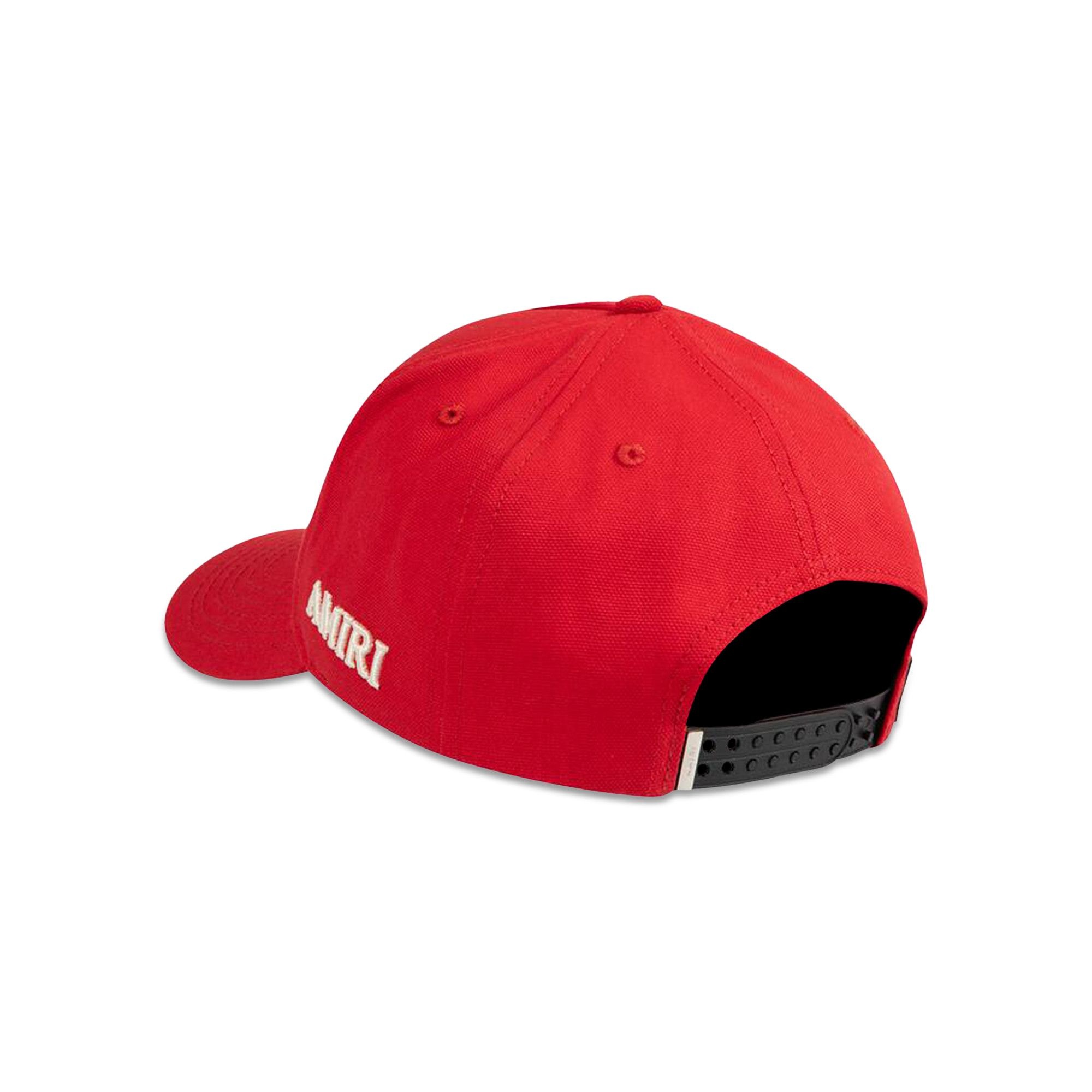 Amiri Outline Canvas Hat 'Varsity Red' - 2