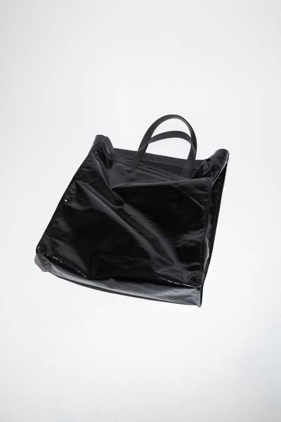 Acne Studios Shiny tote bag - Black outlook