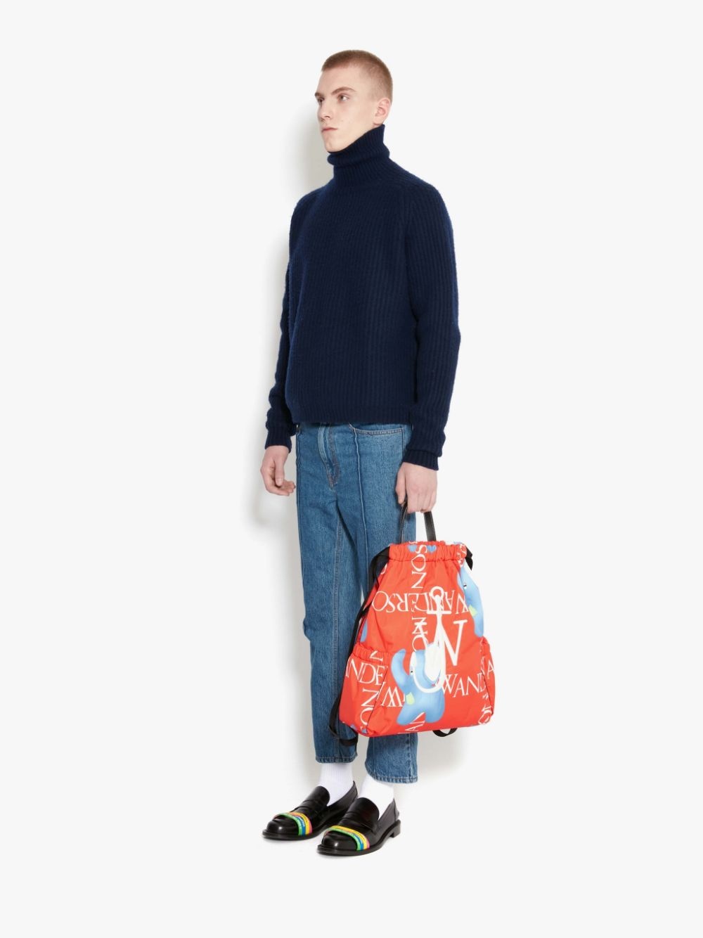 long-sleeve roll-neck jumper - 3
