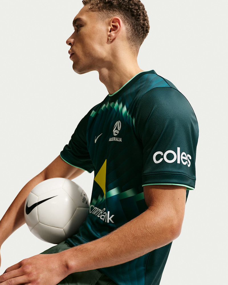 Australia Academy Pro Men's Nike Dri-FIT Soccer Pre-Match Short-Sleeve Top 3